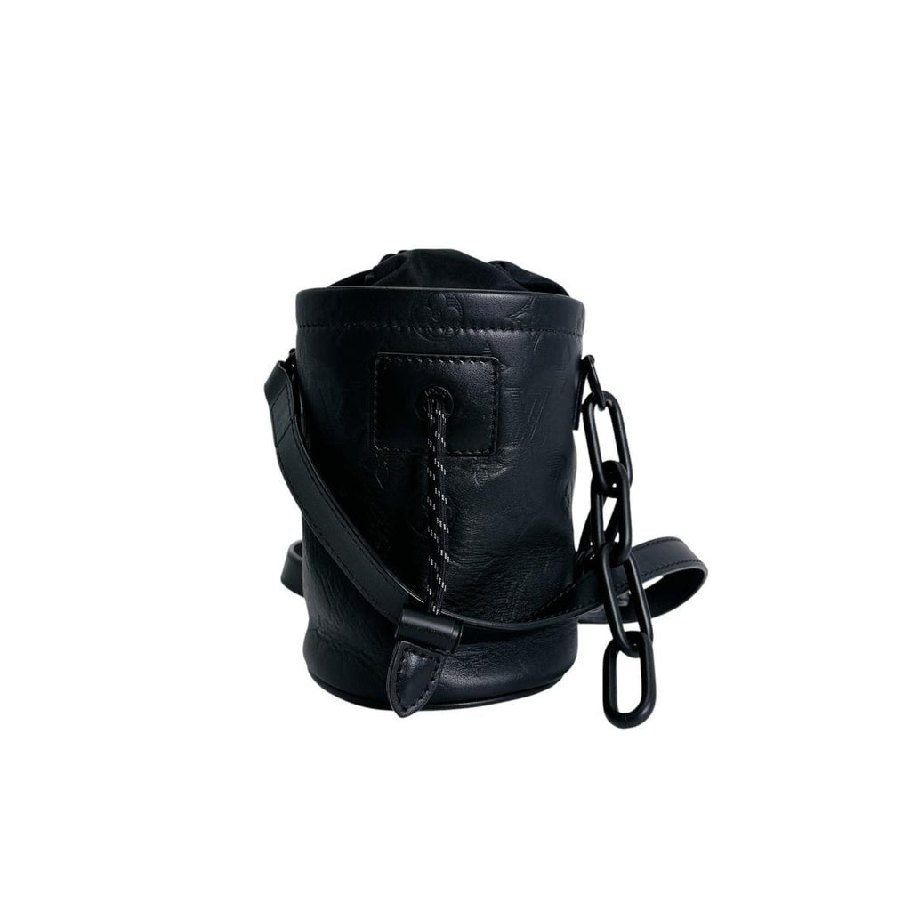Louis Vuitton Monogram Choc Nano Shadow Shoulder Bag Black — view 3