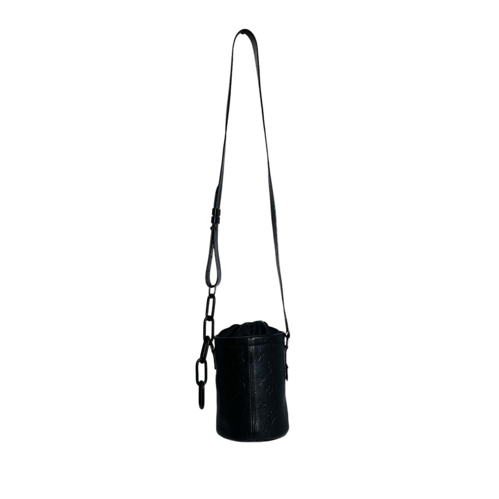 Louis Vuitton Monogram Choc Nano Shadow Shoulder Bag Black — view 4