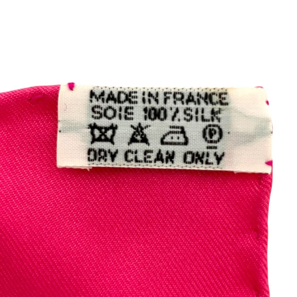 Hermes Cavalcadour Carre 90 Large Silk Scarf Pink — view 6