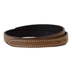 Hermes Reversible Narrow Belt 13 80 Black Gray Noir Etoupe — view 3