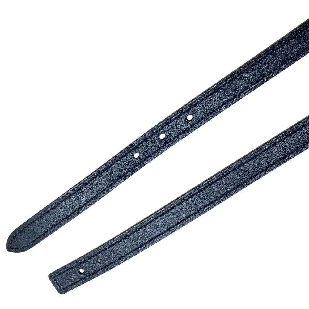 Hermes Reversible Narrow Belt 13 80 Black Gray Noir Etoupe — view 5