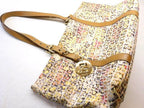 Fendi Zucchino Tote Canvas Leather Multicolor Charm — view 2