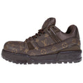 Louis Vuitton LV Trainer Maxi Monogram Low Cut Sneakers Brown