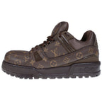 Louis Vuitton LV Trainer Maxi Monogram Low Cut Sneakers Brown