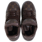 Louis Vuitton LV Trainer Maxi Monogram Low Cut Sneakers Brown — view 4
