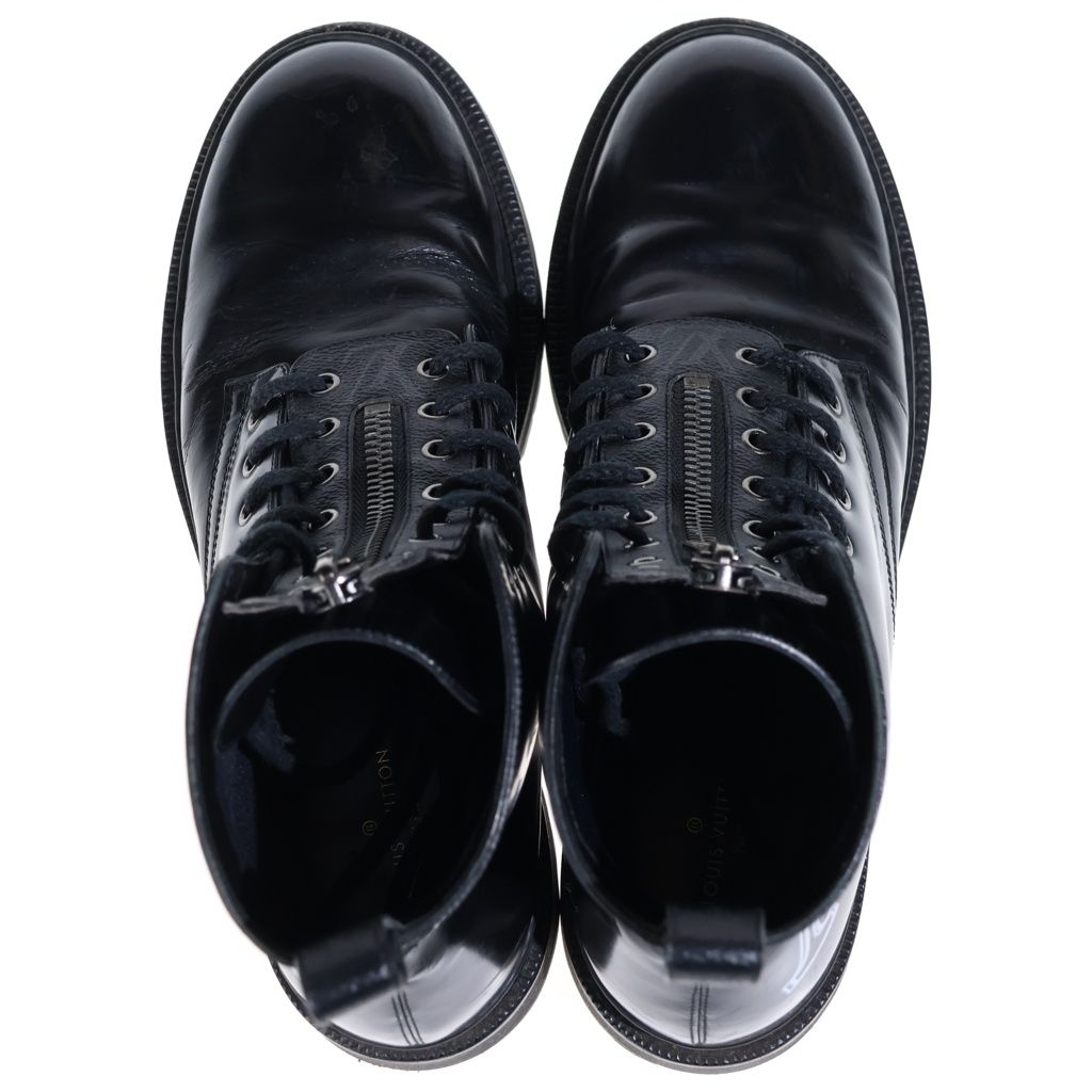 Louis Vuitton Brack Ice Black Ice Line Calf Leather Ankle Boots — view 4