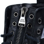 Louis Vuitton Brack Ice Black Ice Line Calf Leather Ankle Boots — view 6