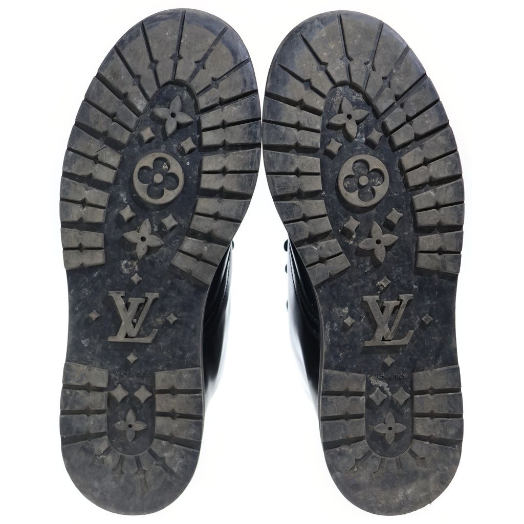Louis Vuitton Brack Ice Black Ice Line Calf Leather Ankle Boots — view 5