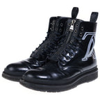 Louis Vuitton Brack Ice Black Ice Line Calf Leather Ankle Boots — view 2