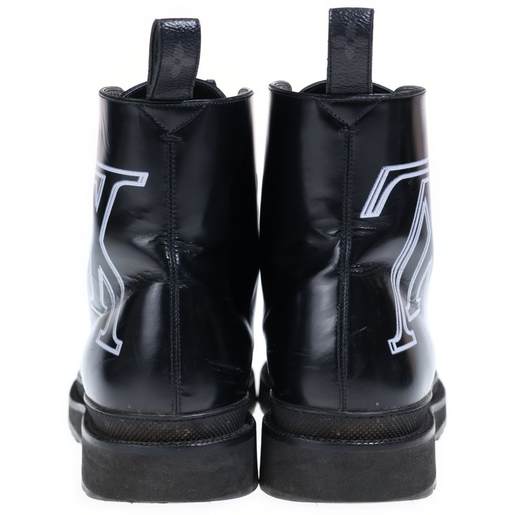 Louis Vuitton Brack Ice Black Ice Line Calf Leather Ankle Boots — view 3