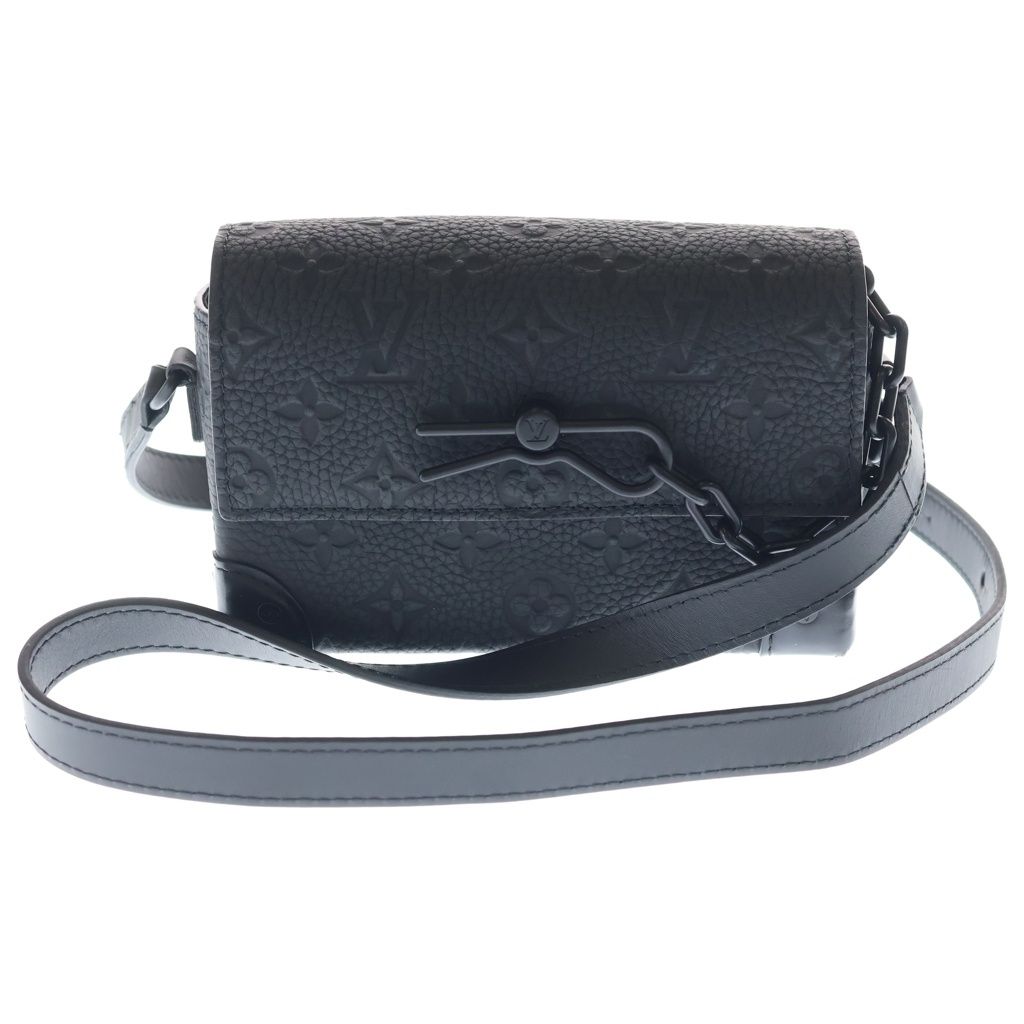 Louis Vuitton Monogram Taurillon Steamer Wearable Wallet Shoulder