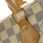 Louis Vuitton Damier Azur Speedy Bandouliere 25 2-Way Shoulder Bag Beige Leather — view 6