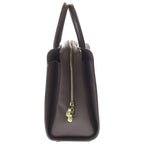 Louis Vuitton Damier Triana Leather Handbag Brown — view 3