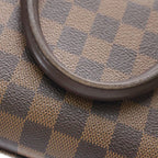 Louis Vuitton Damier Triana Leather Handbag Brown — view 8