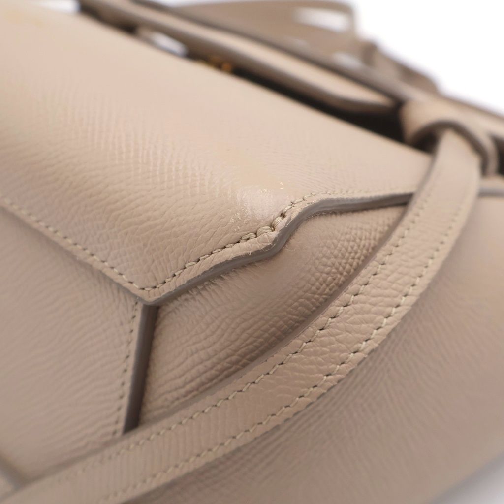 Celine Pico Belt Bag Leather 2-Way Beige — view 5