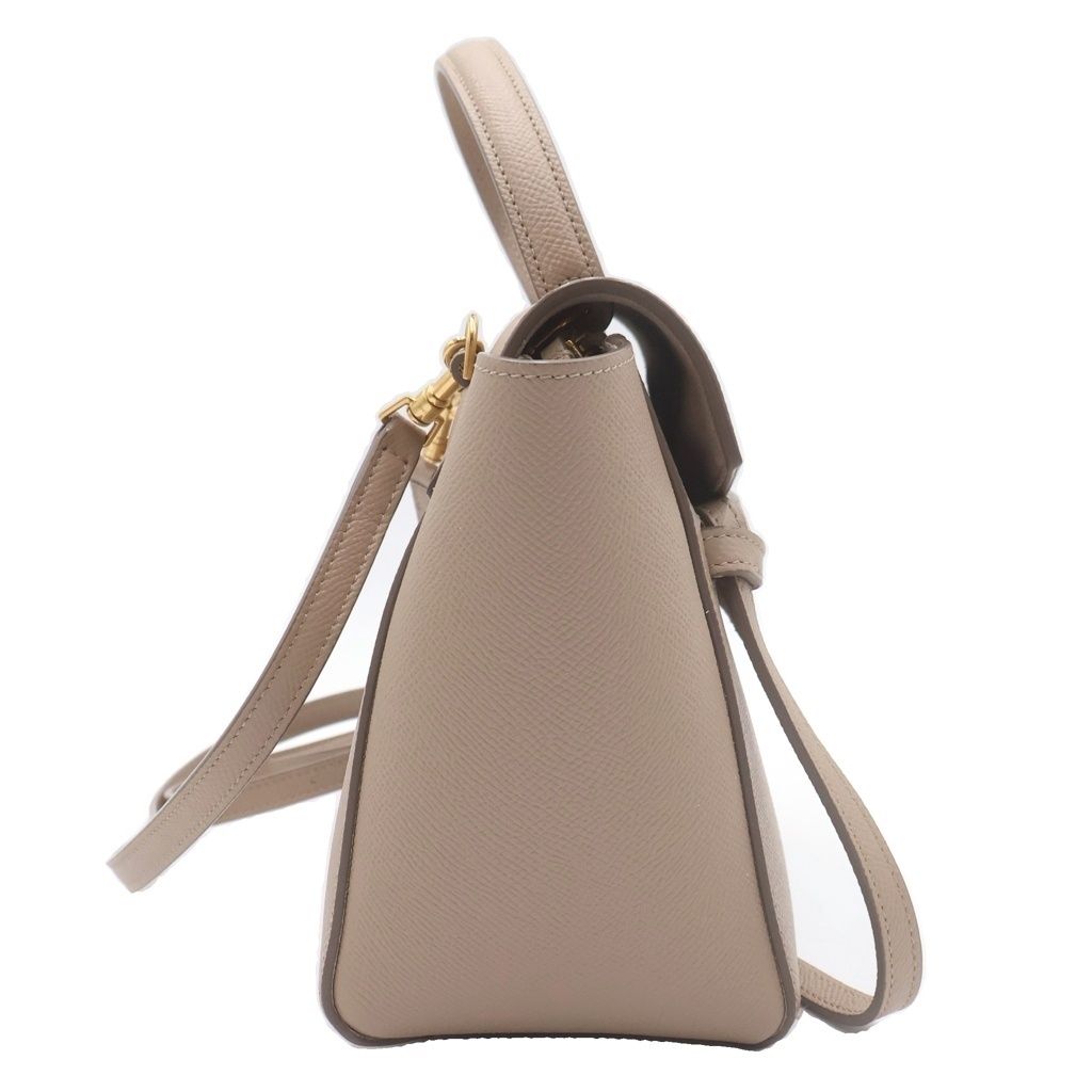 Celine Pico Belt Bag Leather 2-Way Beige — view 3