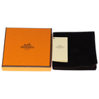 Hermes Behapi Double Tour Leather Gold Bracelet Bangle Belt Black — view 6