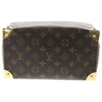 Louis Vuitton Monogram Speedy Trunk 25 Handbag Brown — view 4