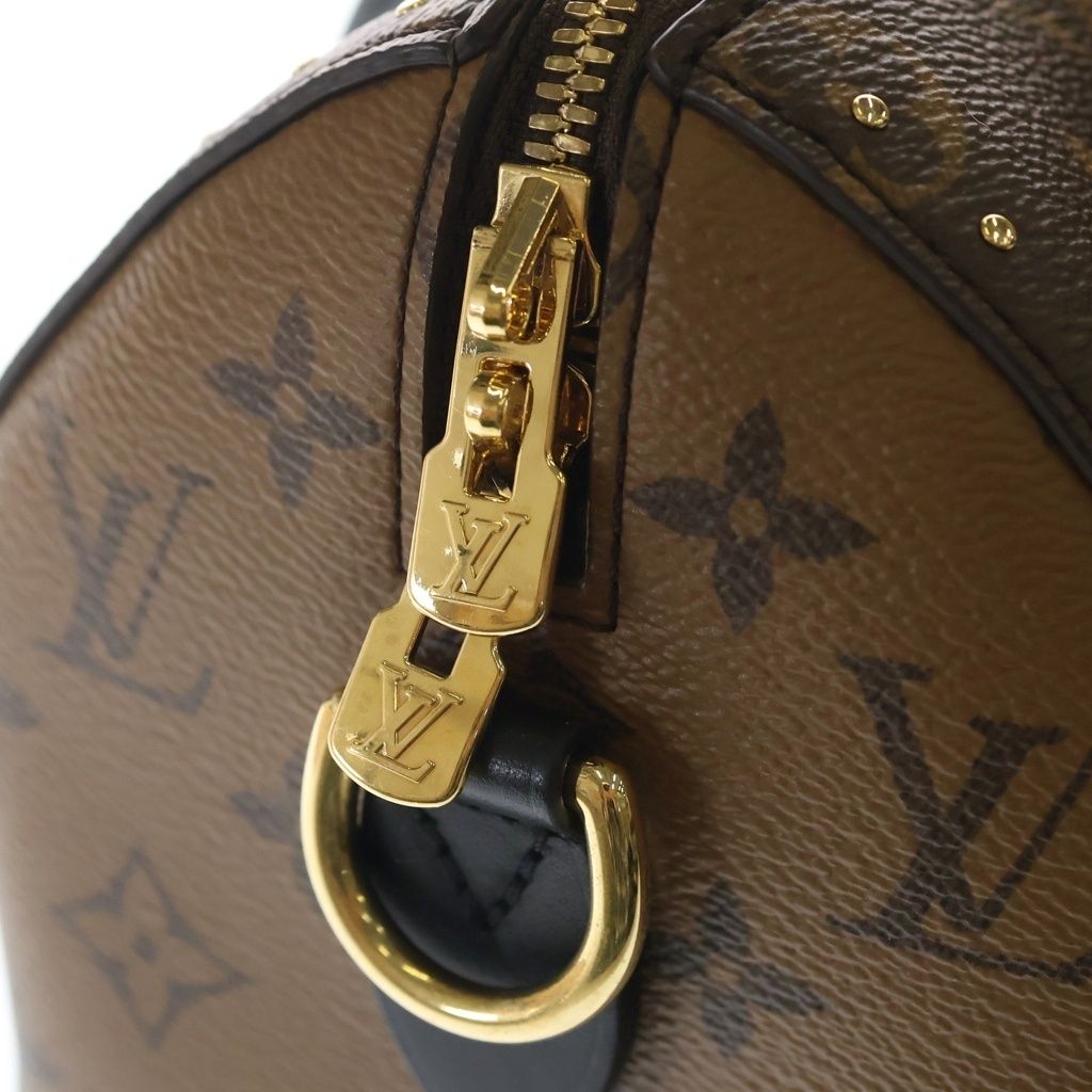 Louis Vuitton Monogram Speedy Trunk 25 Handbag Brown — view 6