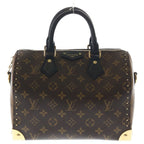 Louis Vuitton Monogram Speedy Trunk 25 Handbag Brown
