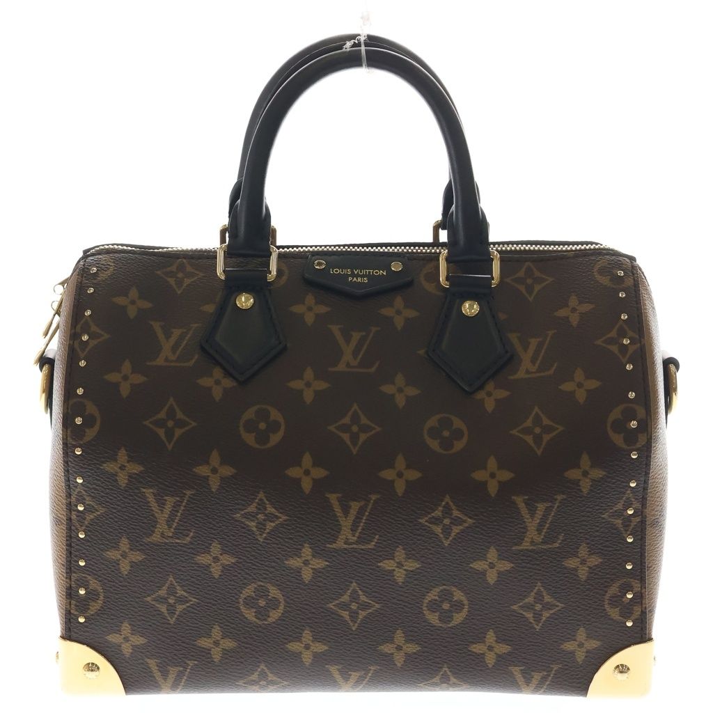 Louis Vuitton Monogram Speedy Trunk 25 Handbag Brown