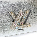 Louis Vuitton Epi Twist PM Shoulder Bag Silver — view 6