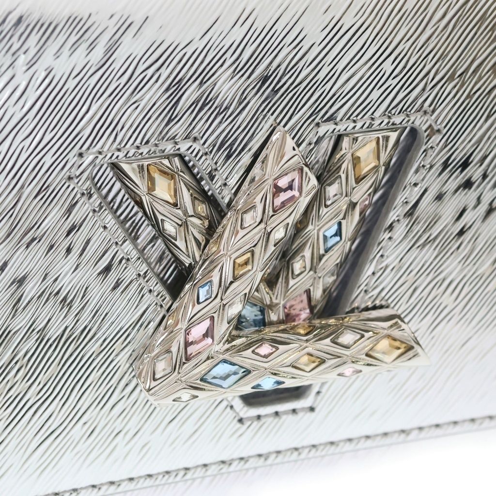 Louis Vuitton Epi Twist PM Shoulder Bag Silver — view 6