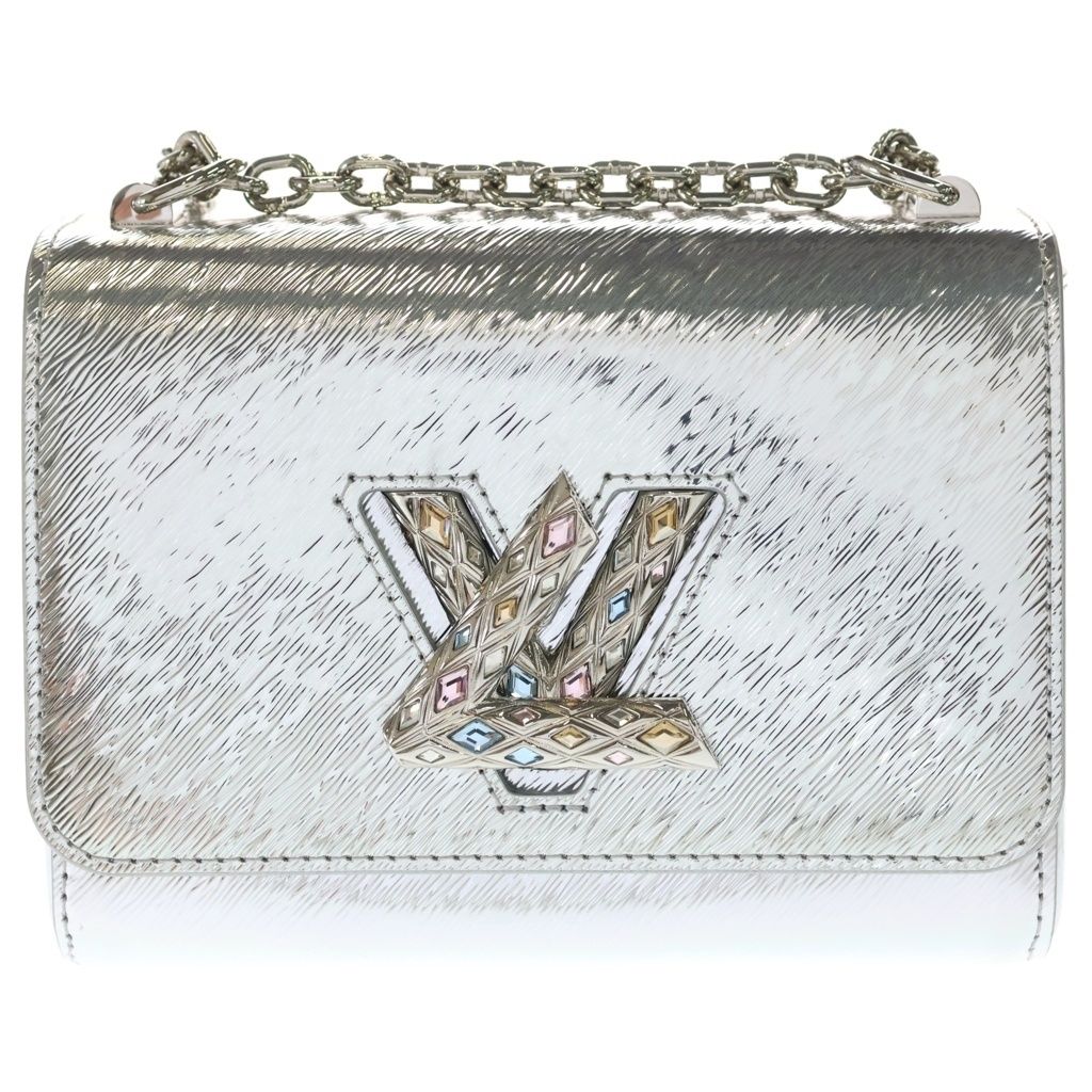 Louis Vuitton Epi Twist PM Shoulder Bag Silver