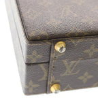 Louis Vuitton Monogram Crusher Hard Case Attache Brown Shoulder — view 5