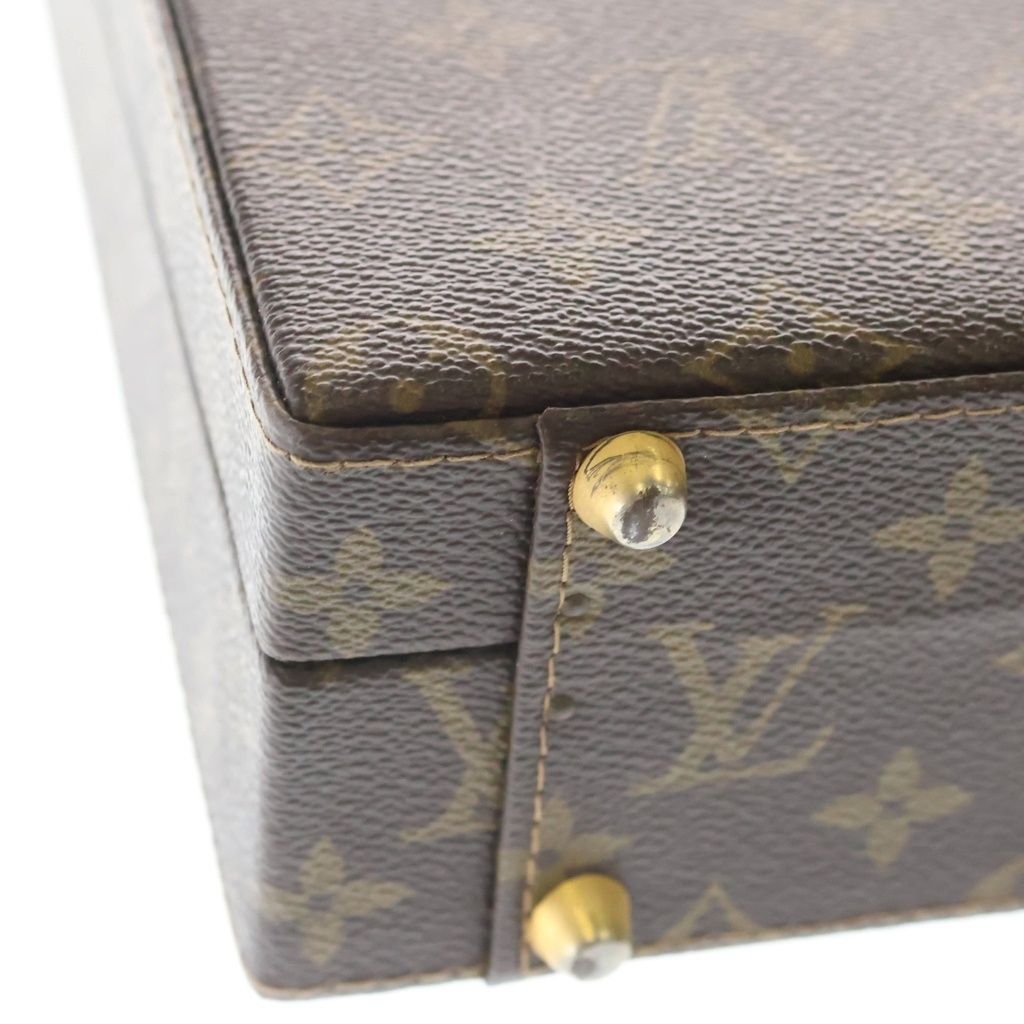Louis Vuitton Monogram Crusher Hard Case Attache Brown Shoulder — view 5