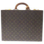 Louis Vuitton Monogram Crusher Hard Case Attache Brown Shoulder — view 2