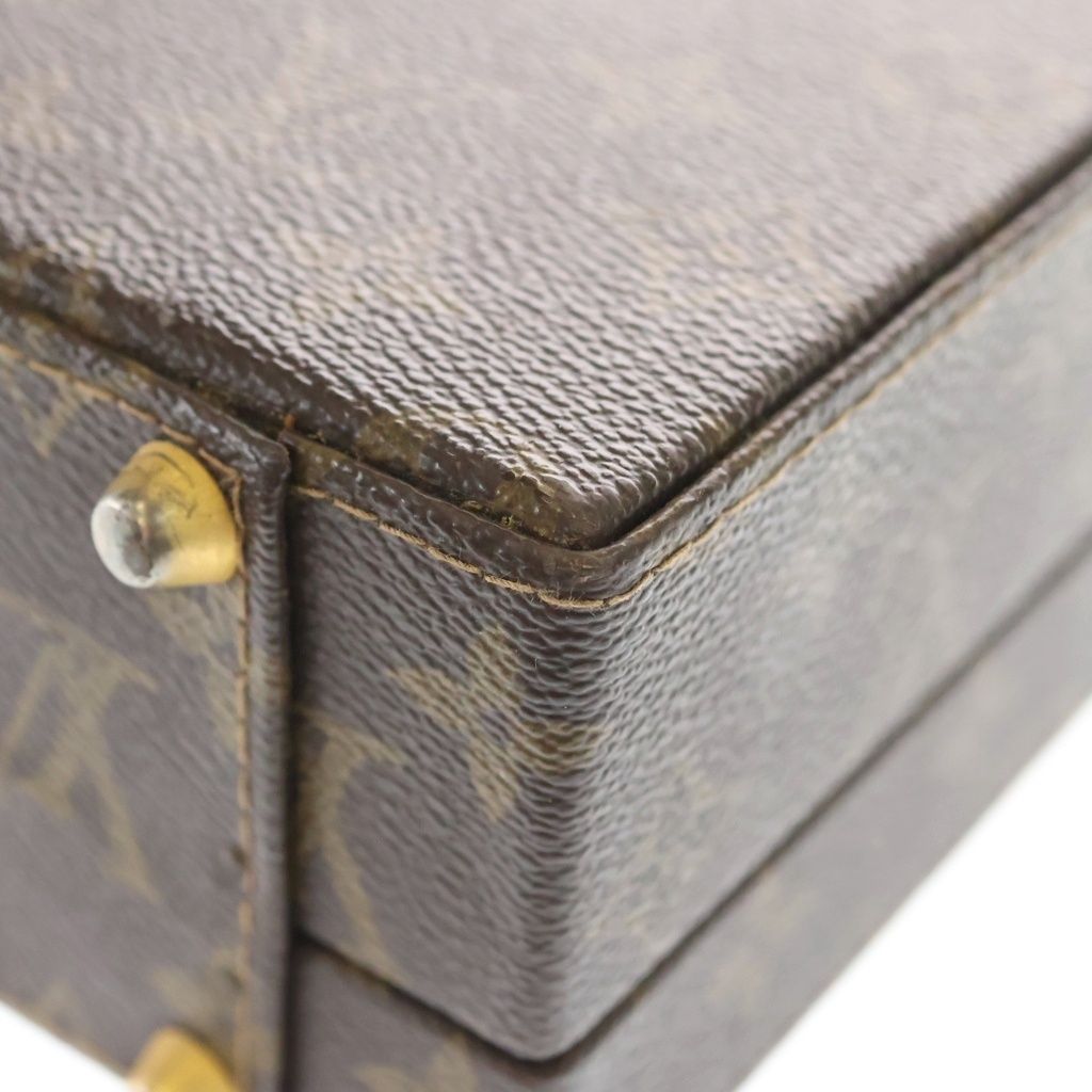 Louis Vuitton Monogram Crusher Hard Case Attache Brown Shoulder — view 8