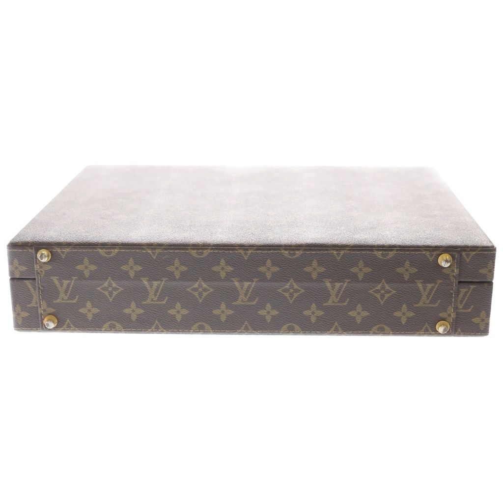 Louis Vuitton Monogram Crusher Hard Case Attache Brown Shoulder — view 4