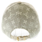 Louis Vuitton Monogram Jacquard Denim Cap White Beige — view 2