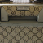Gucci Cabin Trolley GG Supreme Suitcase Beige Silver Travel — view 9