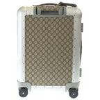 Gucci Cabin Trolley GG Supreme Suitcase Beige Silver Travel — view 2