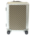 Gucci Cabin Trolley GG Supreme Suitcase Beige Silver Travel