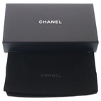 Chanel CC Logo Quilted Caviar Leather Classic Long Flap Wallet Black — view 6