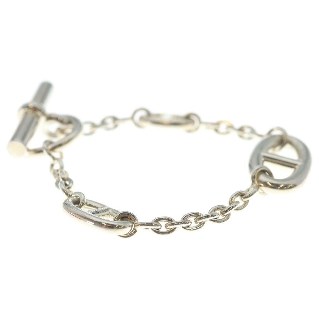 Hermes Chaine D'ancre Farandole Bracelet Silver Chain — view 3