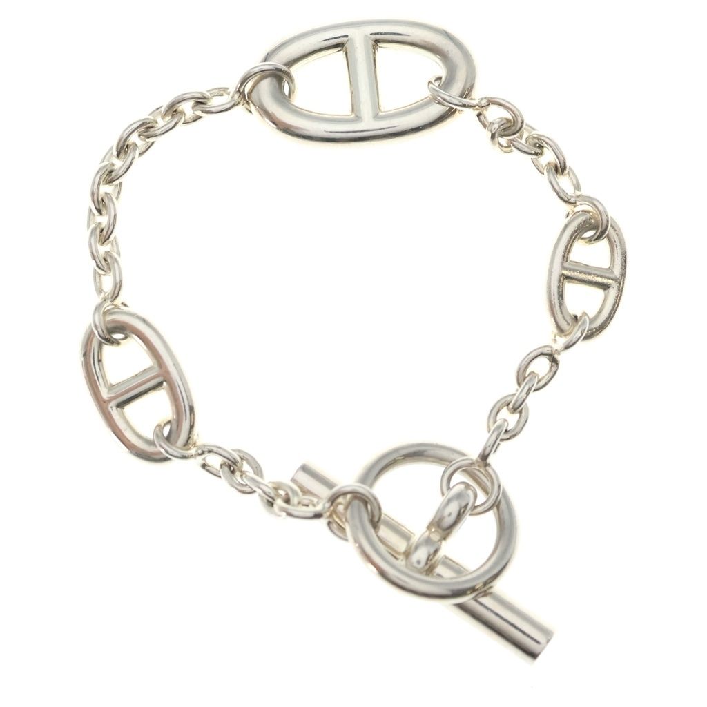 Hermes Chaine D'ancre Farandole Bracelet Silver Chain — view 2