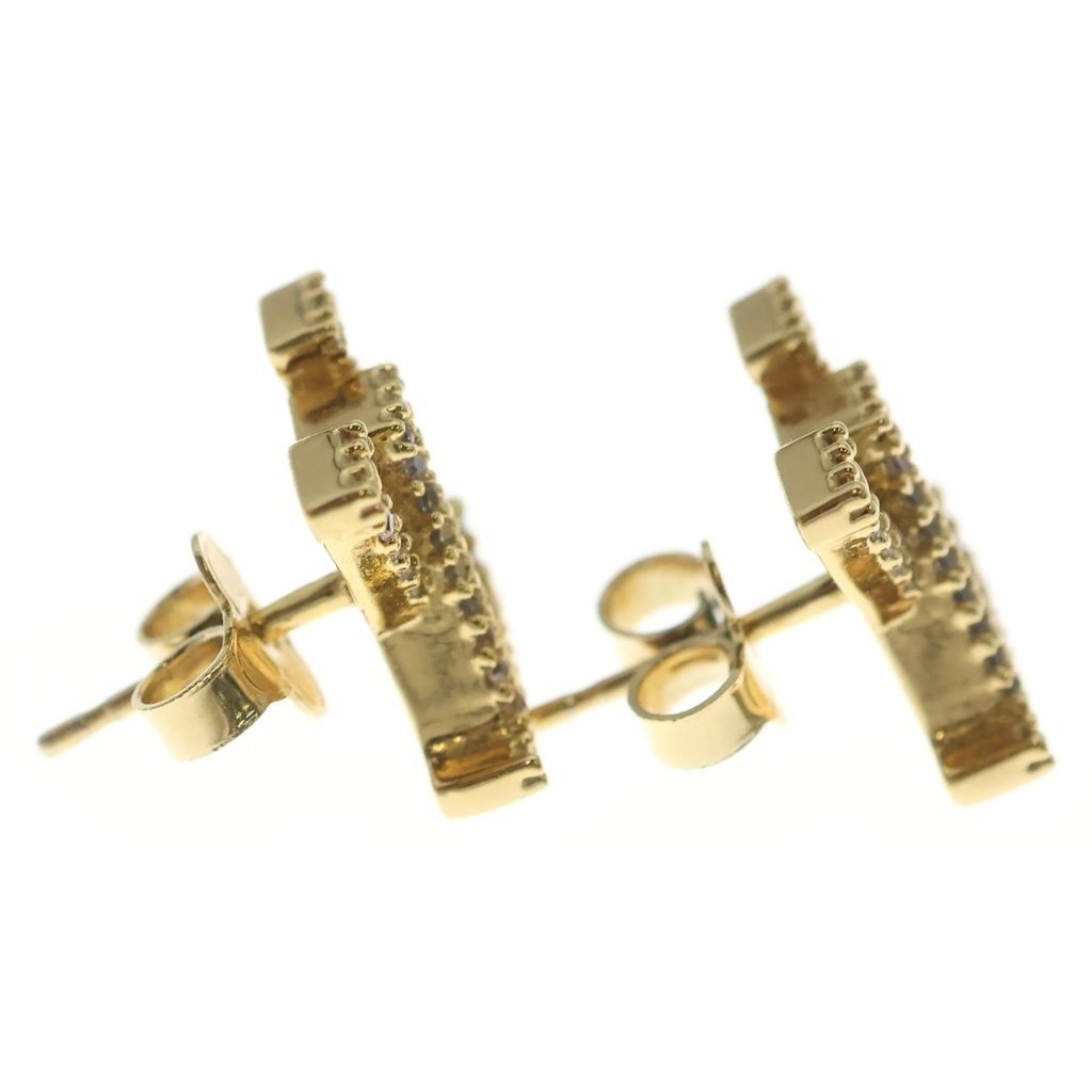 Louis Vuitton Book le Doreil LV Iconic Rhinestone Earrings Gold — view 4