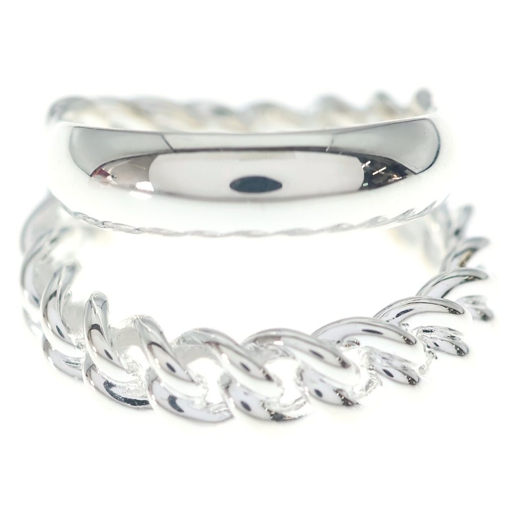 Hermes Boucle Sellier Inflexible Ring Book le Silver — view 4