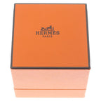Hermes Boucle Sellier Inflexible Ring Book le Silver — view 6