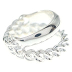 Hermes Boucle Sellier Inflexible Ring Book le Silver — view 3