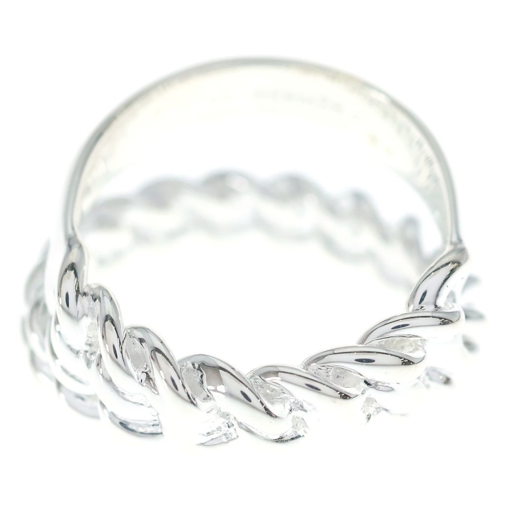 Hermes Boucle Sellier Inflexible Ring Book le Silver — view 2