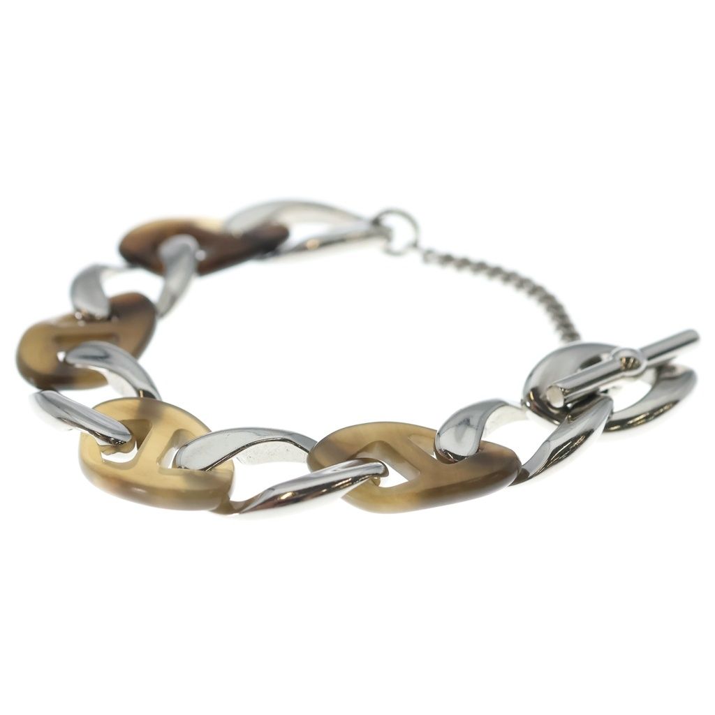 Hermes Chaine de Bracelet PM Chain Silver Brown — view 3