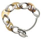 Hermes Chaine de Bracelet PM Chain Silver Brown