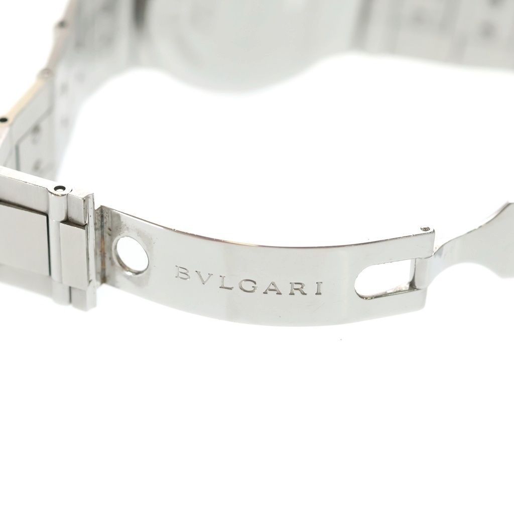 Bvlgari Diagono Sports Chronograph SS Quartz Stainless Steel Watch White Dial — view 6