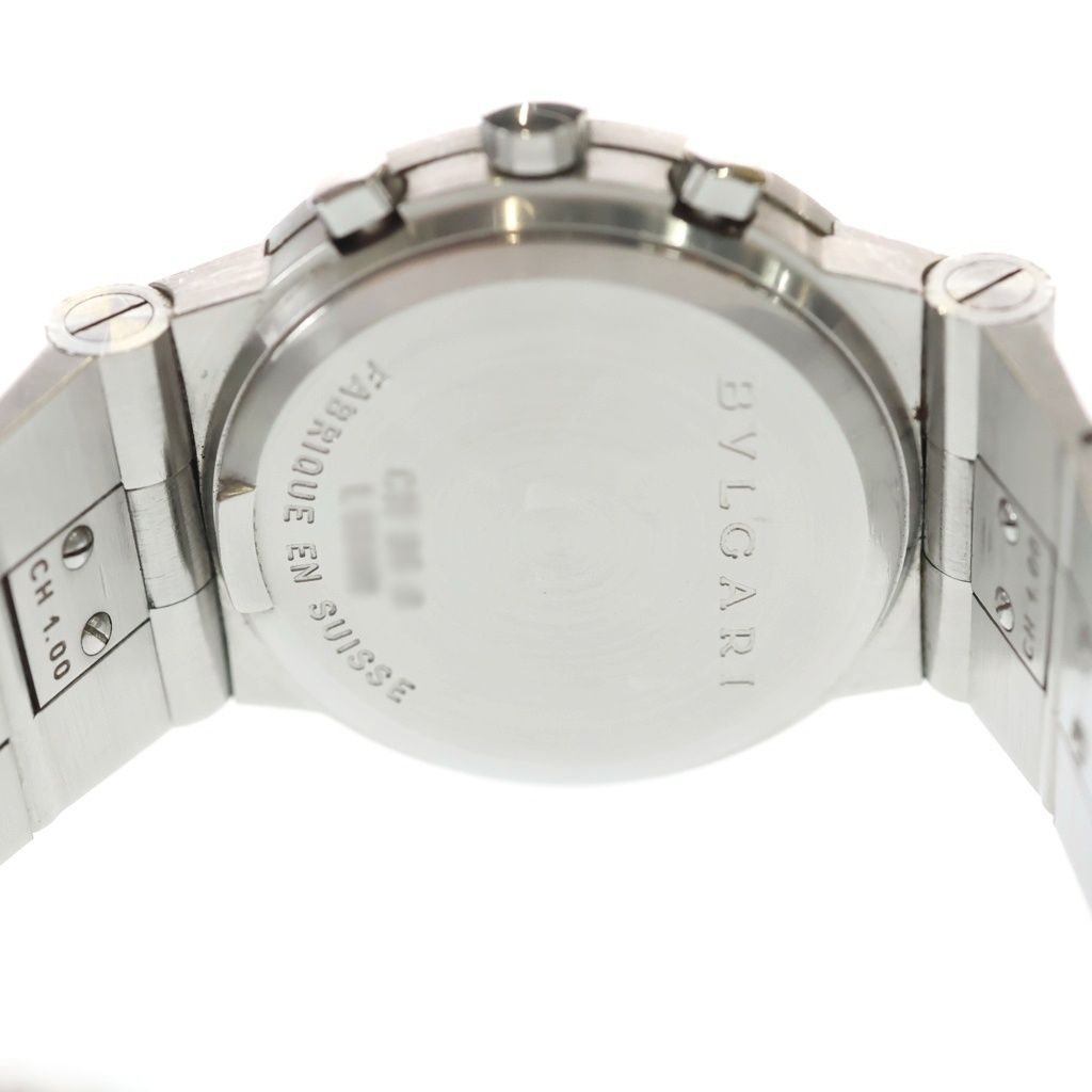 Bvlgari Diagono Sports Chronograph SS Quartz Stainless Steel Watch White Dial — view 5