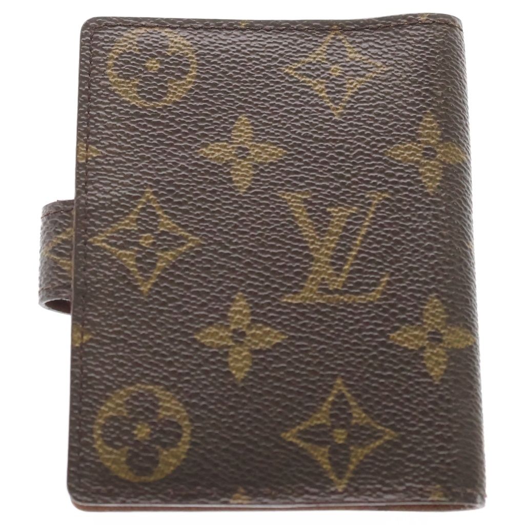 Louis Vuitton Monogram Agenda Mini Leather Notebook Cover Brown — view 2